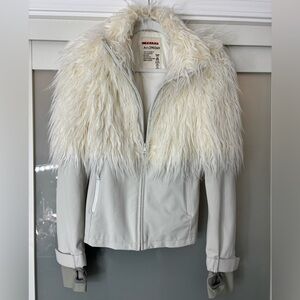 Vintage faux fur prada jacket